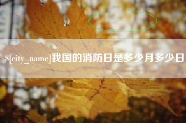 东莞我国的消防日是多少月多少日