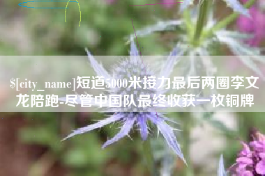 东莞短道5000米接力最后两圈李文龙陪跑-尽管中国队最终收获一枚铜牌