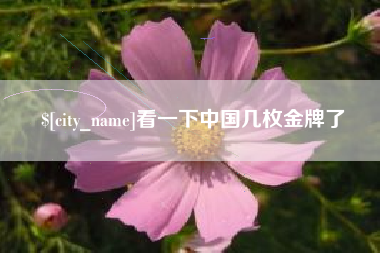 东莞看一下中国几枚金牌了