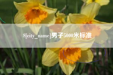 东莞男子5000米标准
