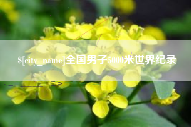 东莞全国男子5000米世界纪录