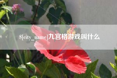 东莞九宫格游戏叫什么