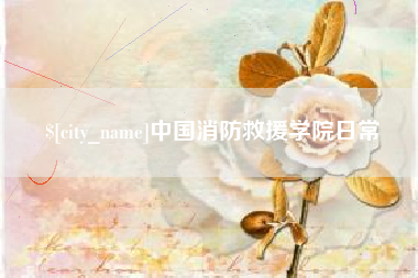 东莞中国消防救援学院日常