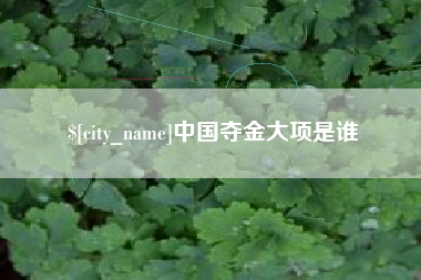 东莞中国夺金大项是谁
