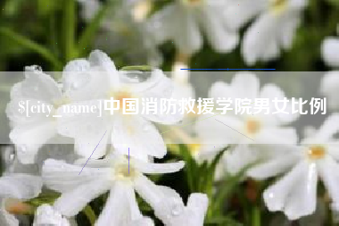 东莞中国消防救援学院男女比例