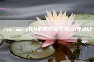 东莞中国消防救援学院2021年录取