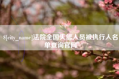 东莞法院全国失信人员被执行人名单查询官网