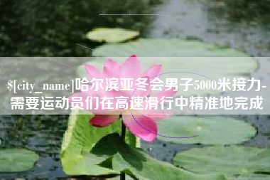 东莞哈尔滨亚冬会男子5000米接力-需要运动员们在高速滑行中精准地完成