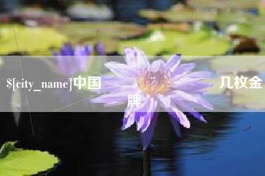 东莞中国🇨🇳几枚金牌