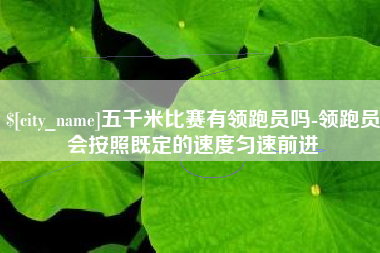 东莞五千米比赛有领跑员吗-领跑员会按照既定的速度匀速前进