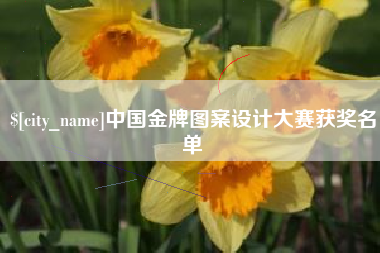 东莞中国金牌图案设计大赛获奖名单