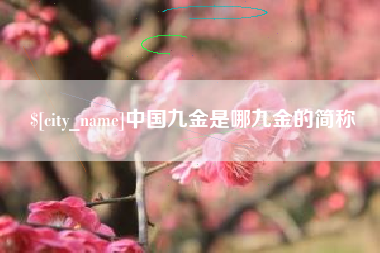 东莞中国九金是哪九金的简称