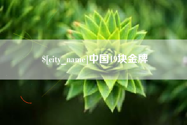 东莞中国19块金牌