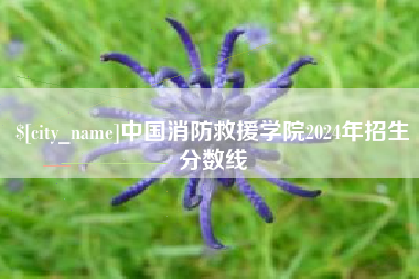 东莞中国消防救援学院2024年招生分数线