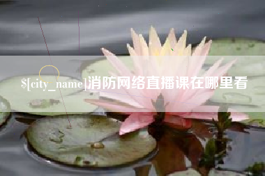 东莞消防网络直播课在哪里看