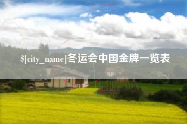 东莞冬运会中国金牌一览表
