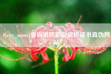 东莞查询消防职业资格证书真伪网站