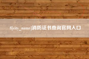 东莞消防证书查询官网入口
