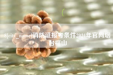 东莞消防证报考条件2024年官网烟台福山